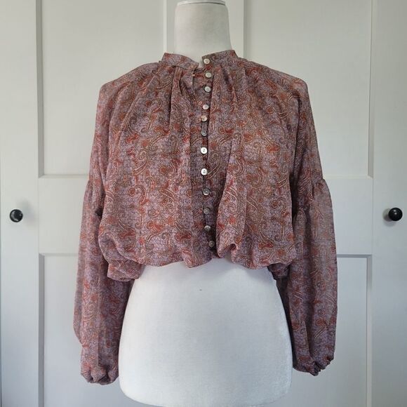 Boho long sleeve blouse - Picture 4 of 15